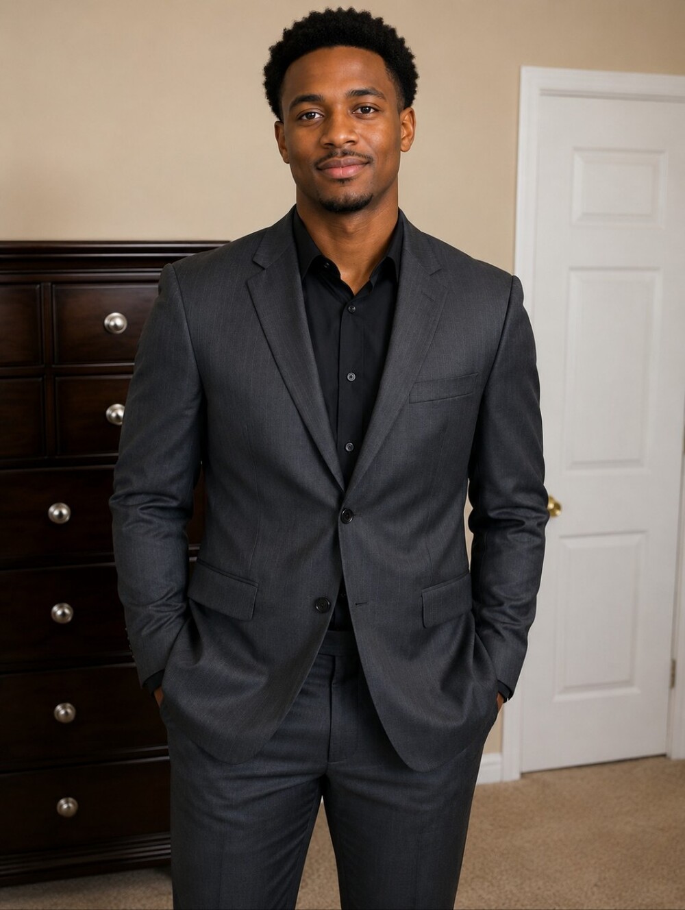 Sophisticated Charcoal Blazer for Men